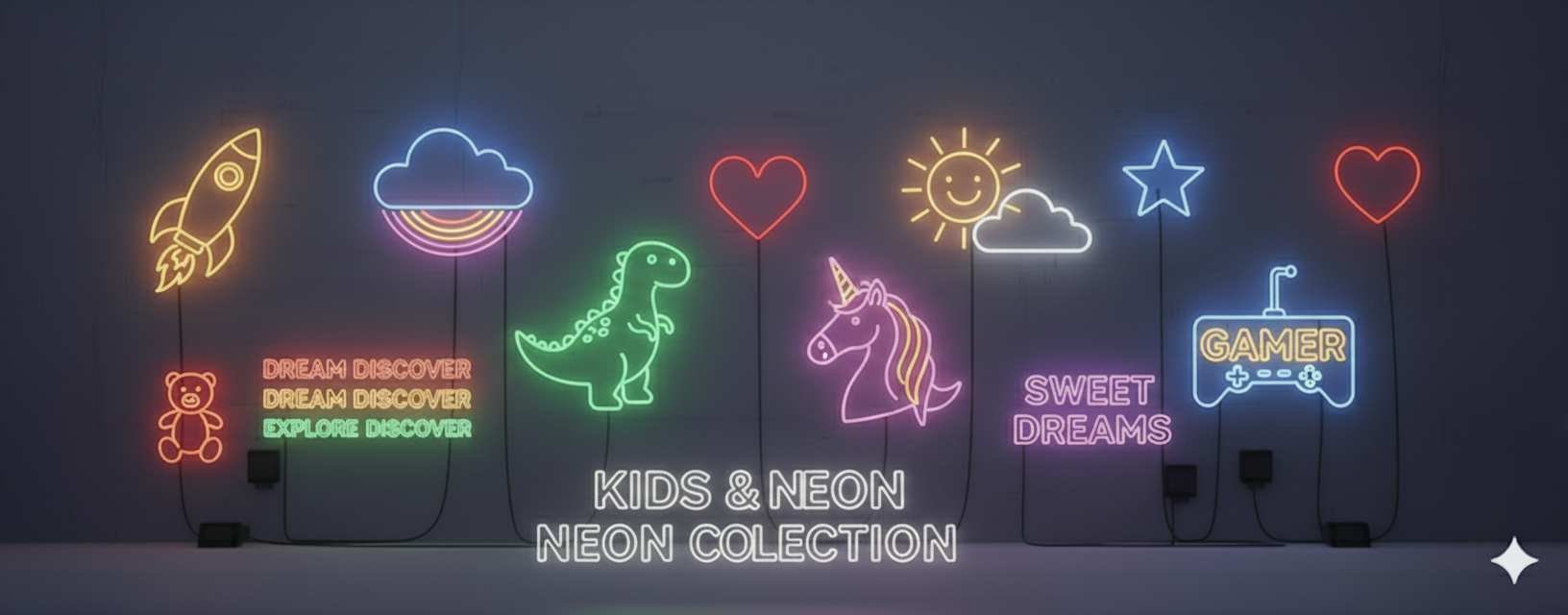 Kids-neon-collection GoCustomNeon
