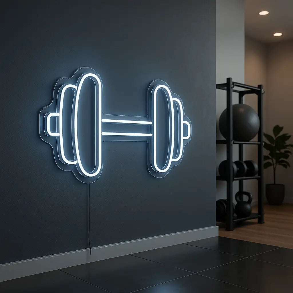 Dumbbell Neon Sign Neon Sports