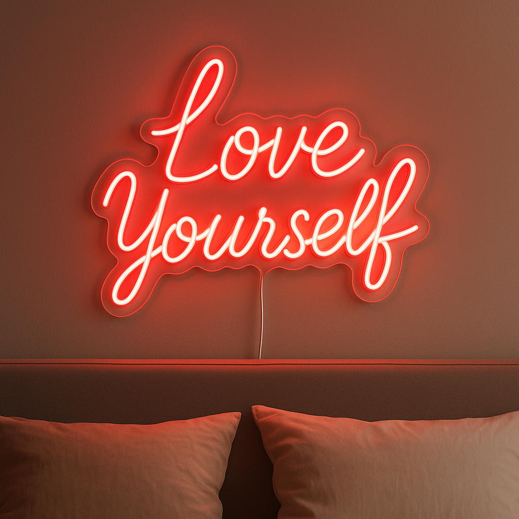 Love Yourself Neon Sign GoCustomNeon
