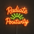 Radiate Positivity Neon Sign GoCustomNeon