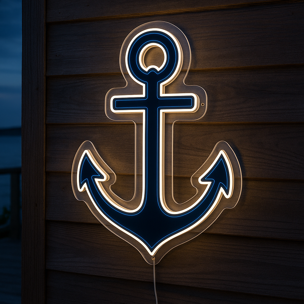 Anchor Symbol – Neon Sign GoCustomNeon