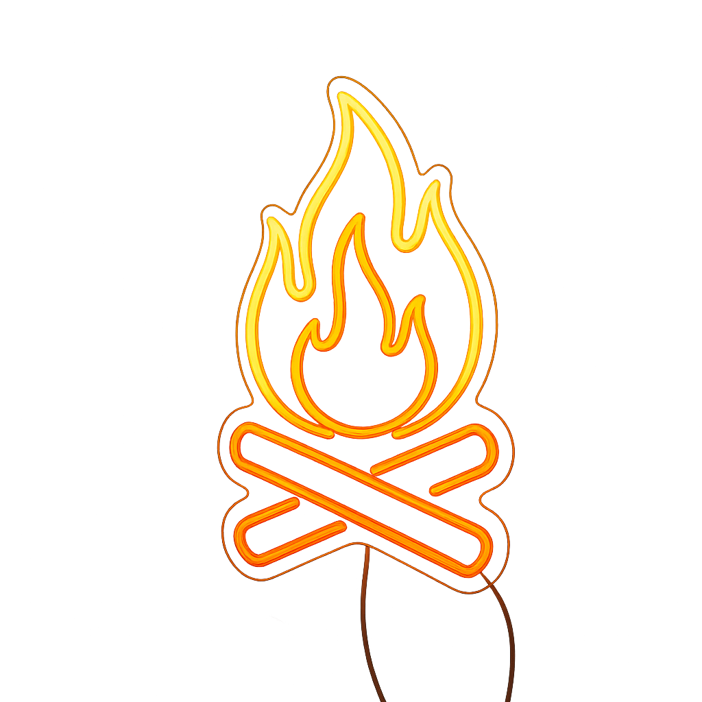 Beach Bonfire – Beach Party Neon GoCustomNeon