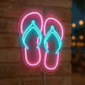Flip Flops – Beach Party Neon GoCustomNeon