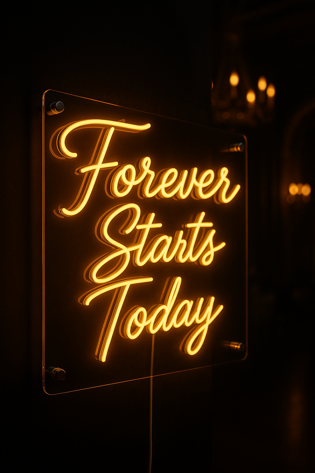 Forever_Starts_Today – Premium Neon Sign GoCustomNeon