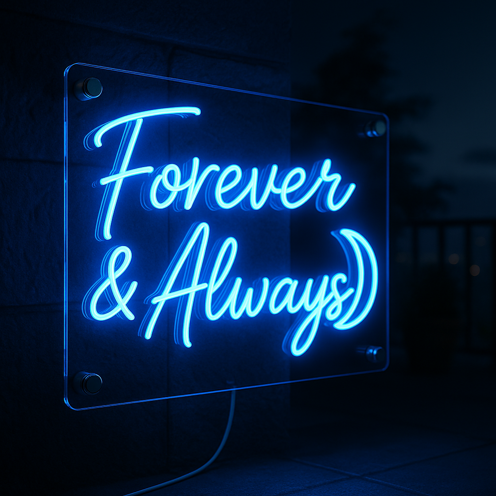 Forever__Always_ – Premium Neon Sign GoCustomNeon