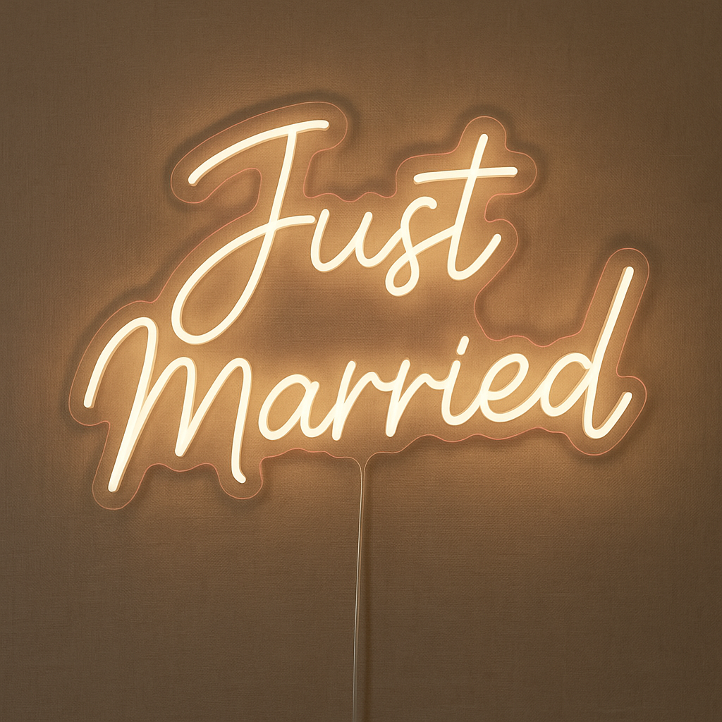 Just_Married – Premium Neon Sign GoCustomNeon