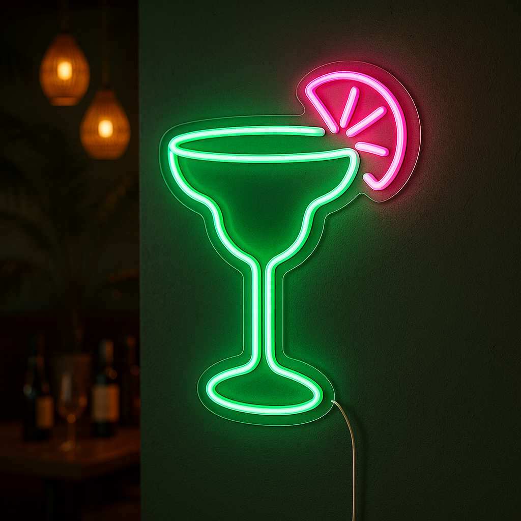 Margarita Glass Neon Sign – Neon Sign GoCustomNeon