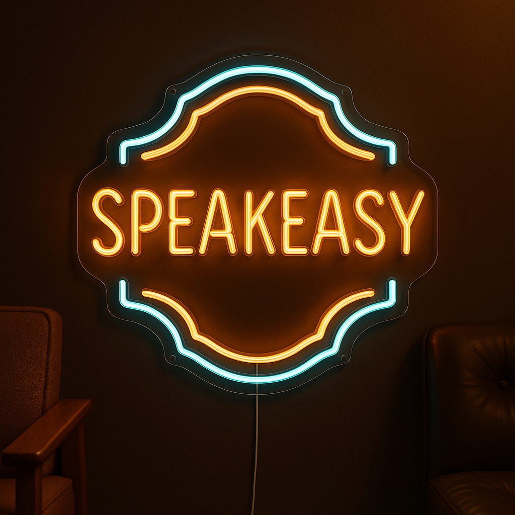 Speakeasy Neon Sign – Neon Sign GoCustomNeon