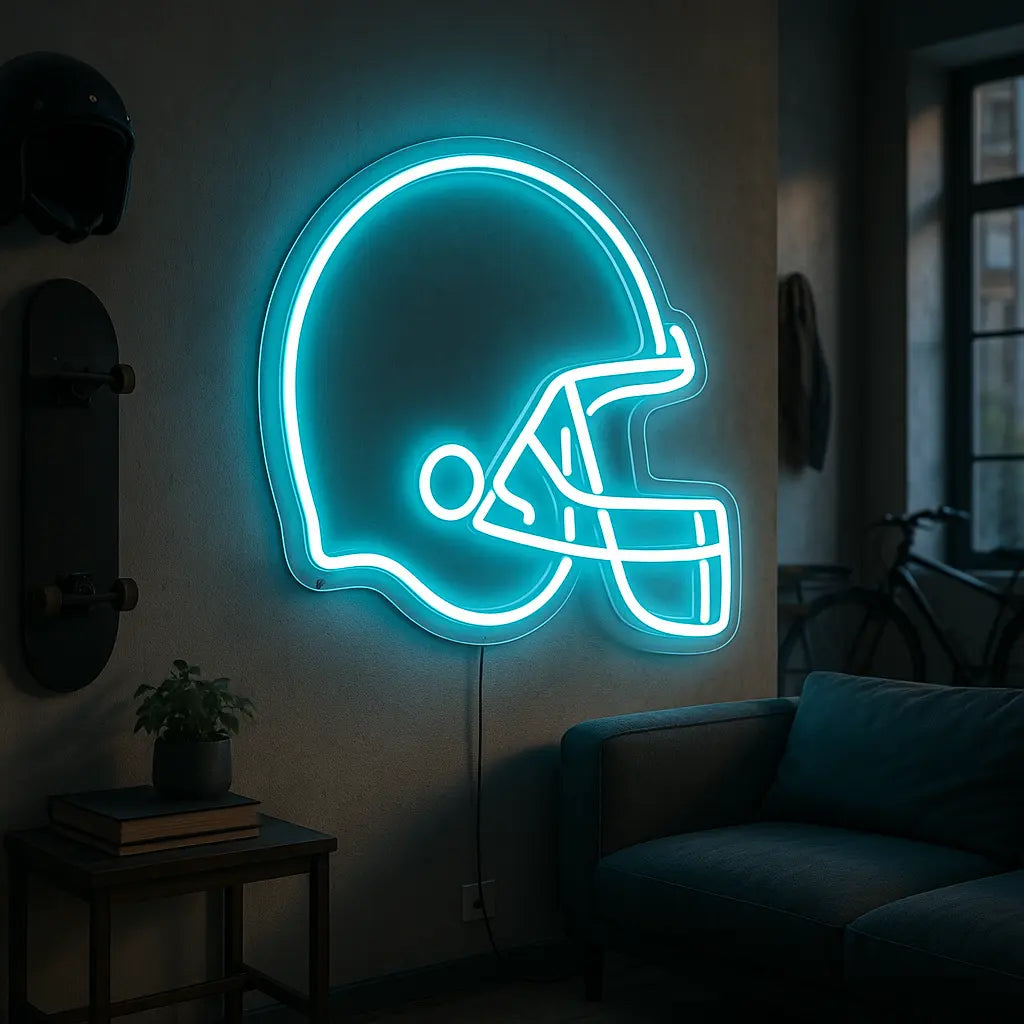 Sports Helmet Neon Sign Neon Sports